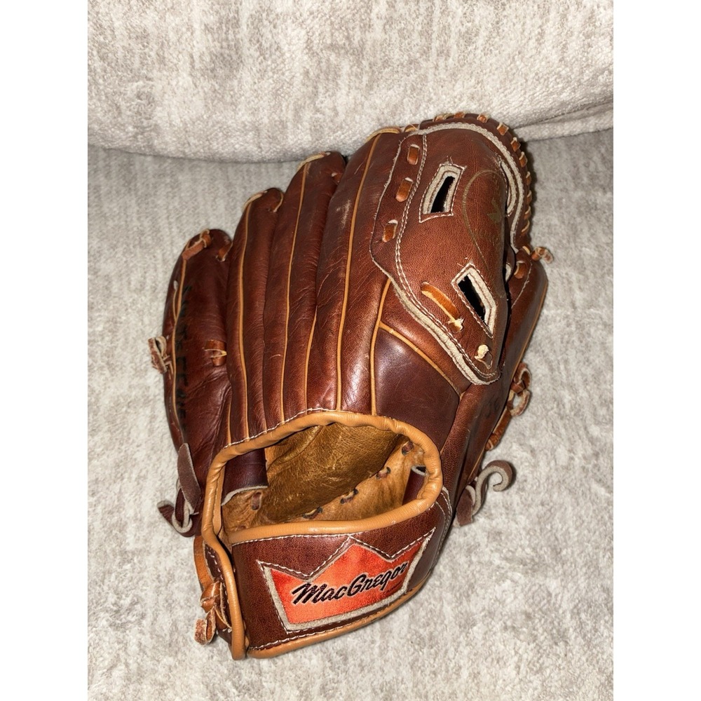 Vintage MacGregor Hank‎ Aaron 715 HRK Leather Baseball Glove Mitt Commemorative